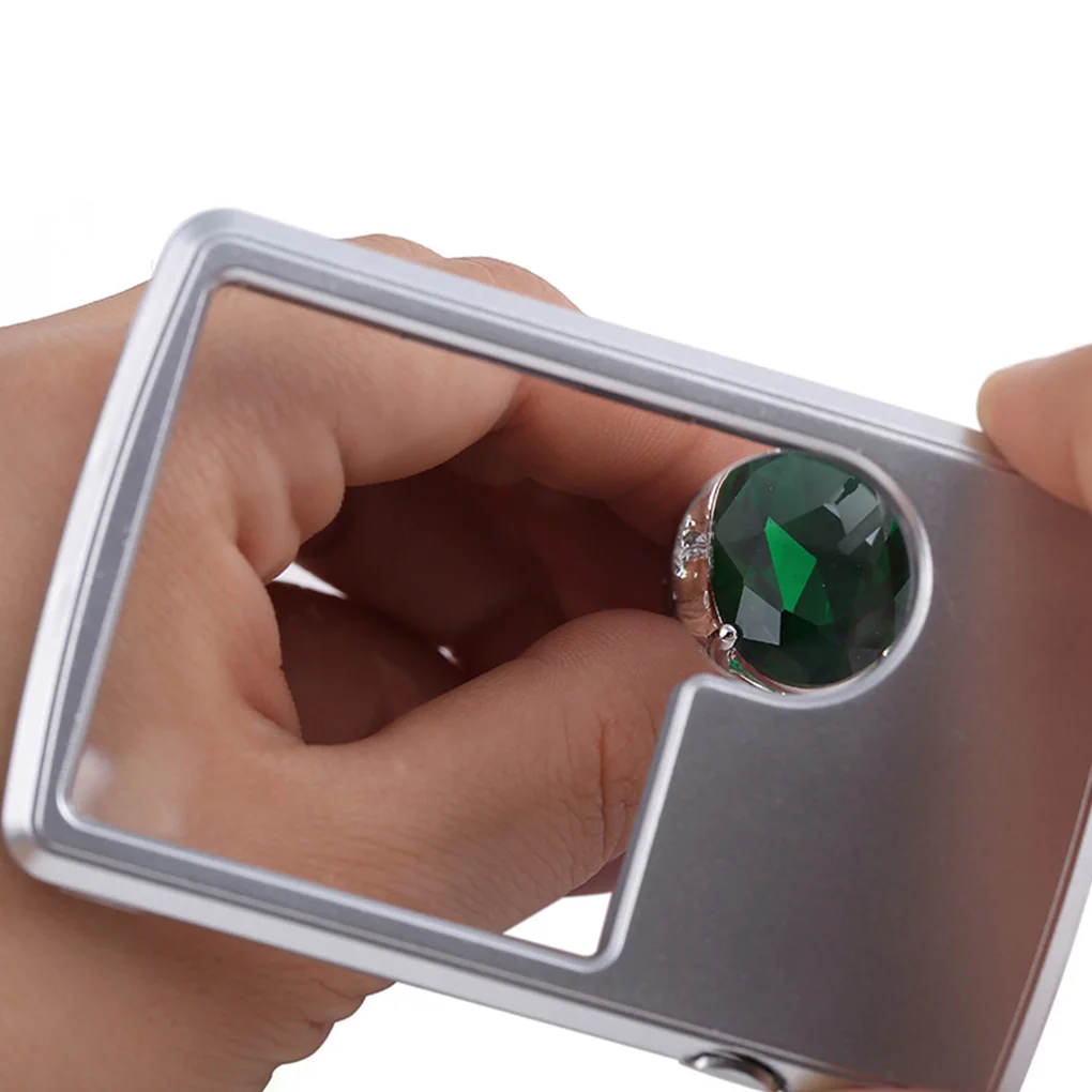 3X 6X Credit Card LED Magnifier Loupe with Light Magnifying Glass Square Shape ABS Frame Illuminated Pocket Lens
3X 6X Credit Card LED Magnifier Loupe with Light Magnifying Glass Square Shape ABS Frame Illuminated Pocket Lens