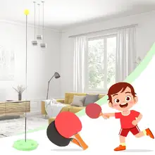 Professional Table Tennis Practice Trainer Rebound Ping Pong Trainer Flexible Soft Shaft Decompression Sports for Kids Adults
Professional Table Tennis Practice Trainer Rebound Ping Pong Trainer Flexible Soft Shaft Decompression Sports for Kids Adults