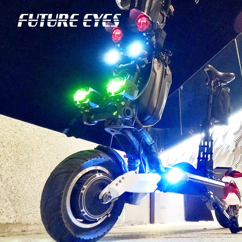 

FUTURE EYES F30-P Wired Backlight Switch Warning Auxiliary Fog Led Lights for Motorcycle