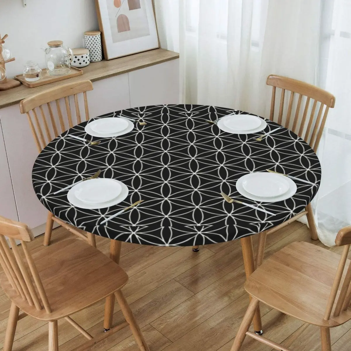 Round Round Table Cloth Tablecloth Fit 45"-50" Elastic Edge Table Cloth Mandala Table Cover 
Round Round Table Cloth Tablecloth Fit 45"-50" Elastic Edge Table Cloth Mandala Table Cover