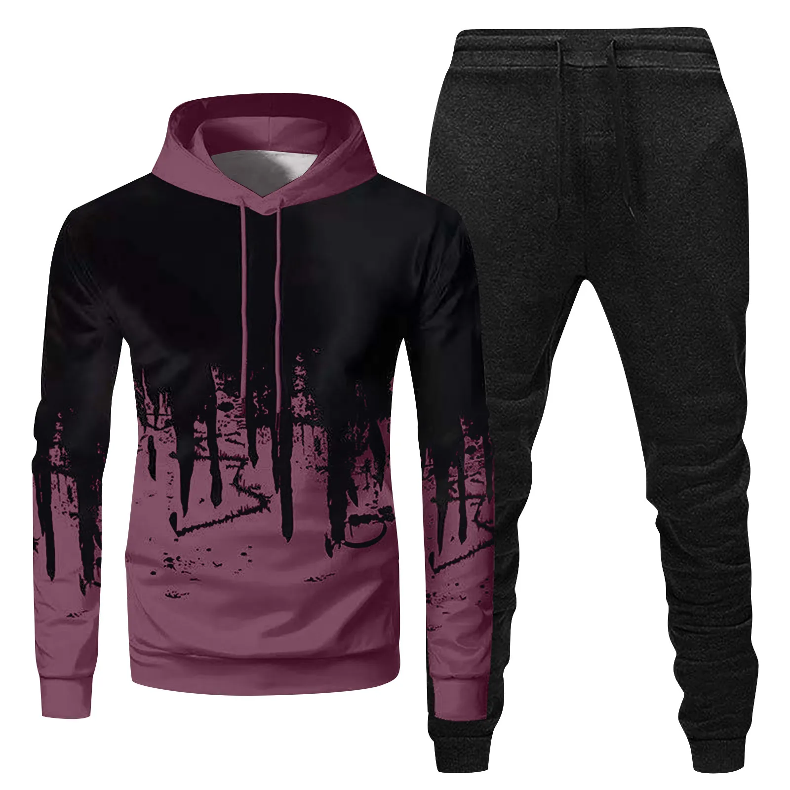 

2023 Fashion Tracksuit For Men Hoodie Fitness Gym Clothing Men Running Set Sportswear Jogger Men'S Tracksuit Winter Suit Sports