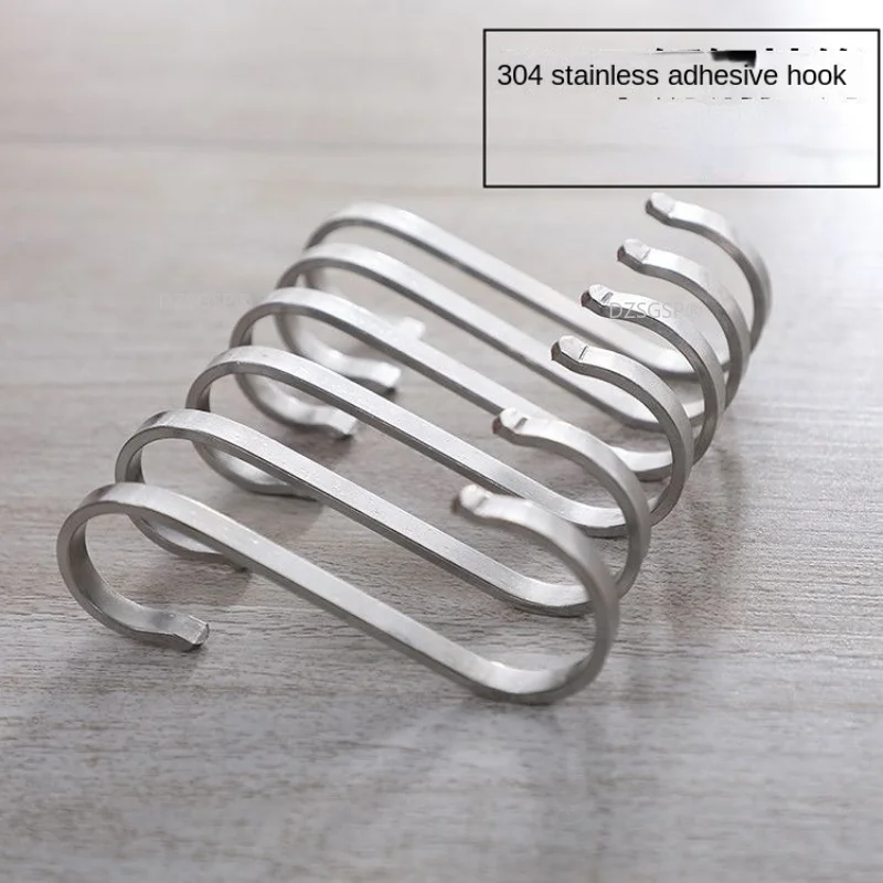 304 S Hanger Hook Wholesale Stainless Steel S-Hook Balcony Portable Multifunctional Kitchen Bedroom Multifunctional Railing
304 S Hanger Hook Wholesale Stainless Steel S-Hook Balcony Portable Multifunctional Kitchen Bedroom Multifunctional Railing