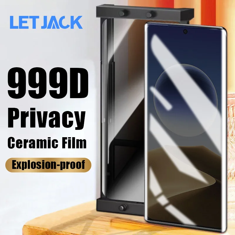 

999D Anti-spy Soft Ceramic Film For Oppo Find X7 X6 Ultra X5 X3 X2 Neo Privacy Screen Protectors For Oppo Reno 11 10 9 Pro Plus