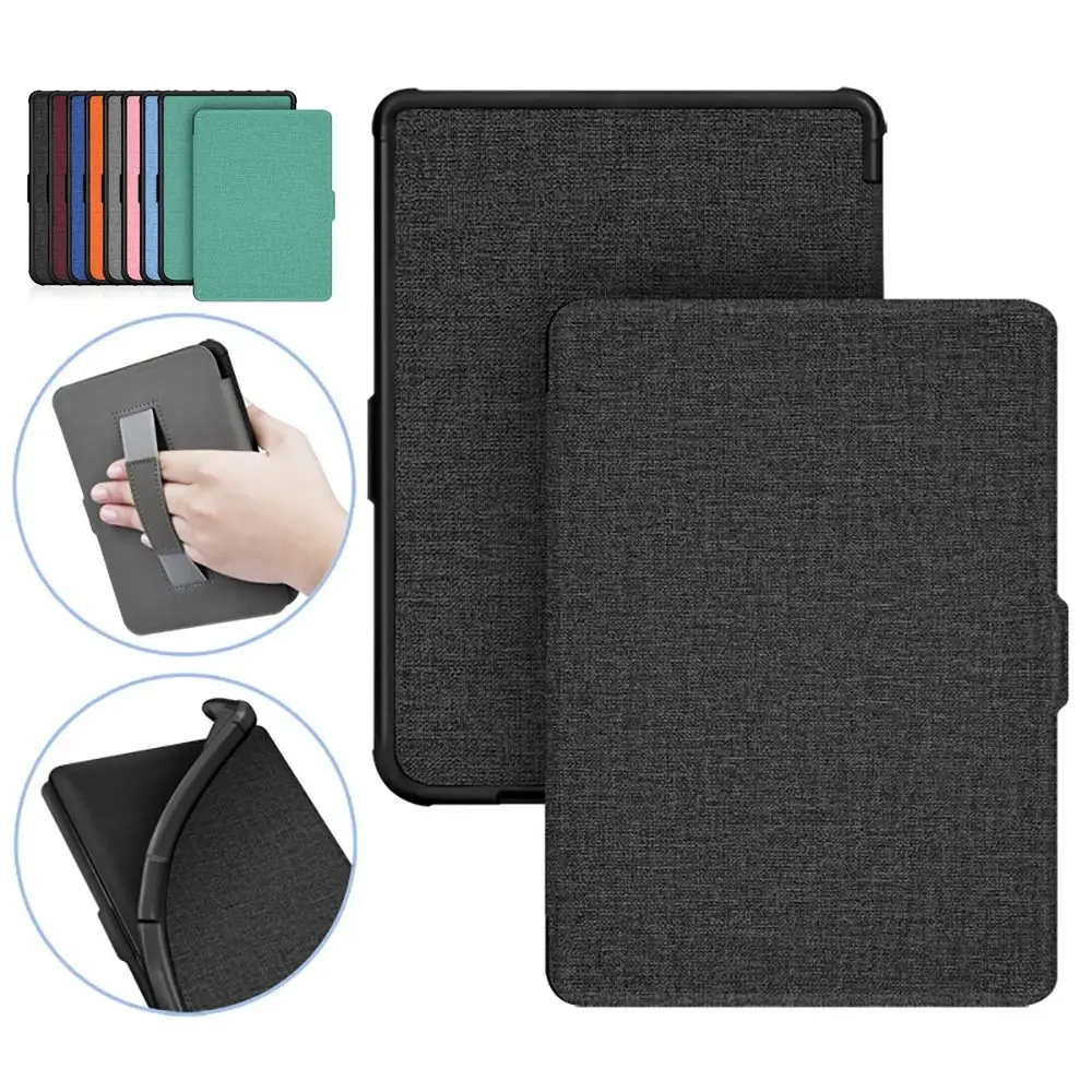 Hand Holder 6 inch E-book Reader Case Linen Grain Auto Sleep/Wake Protective Shell Shockproof Ultra Slim for Kobo Clara HD 2018
Hand Holder 6 inch E-book Reader Case Linen Grain Auto Sleep/Wake Protective Shell Shockproof Ultra Slim for Kobo Clara HD 2018