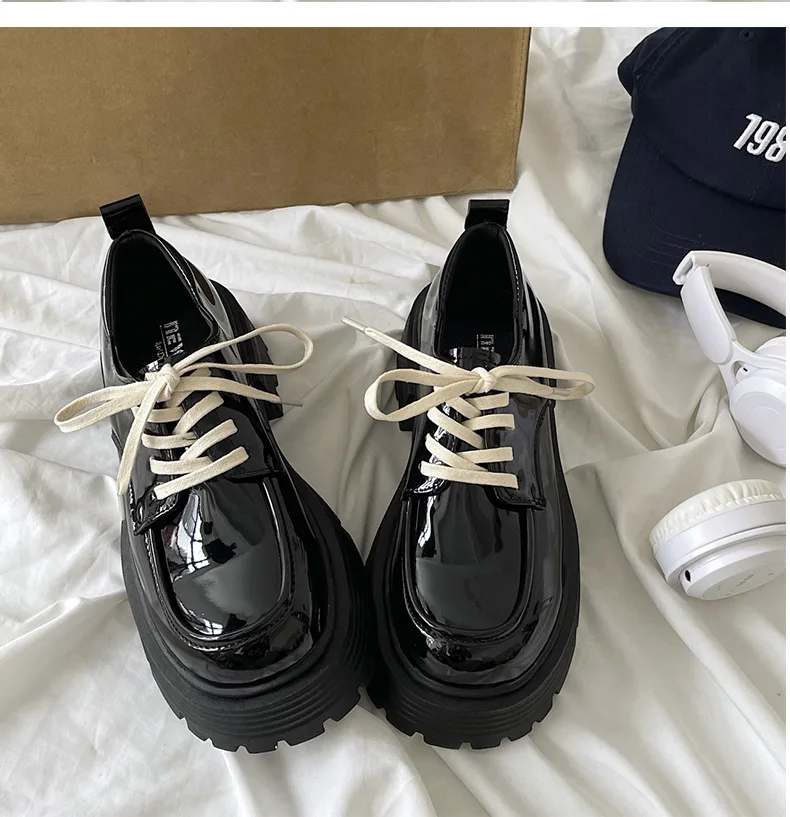 Shoes Woman 2023 Female Footwear All-Match Black Flats British Style Autumn Clogs Platform Oxfords New Dress Preppy Fall Creeper
Shoes Woman 2023 Female Footwear All-Match Black Flats British Style Autumn Clogs Platform Oxfords New Dress Preppy Fall Creeper