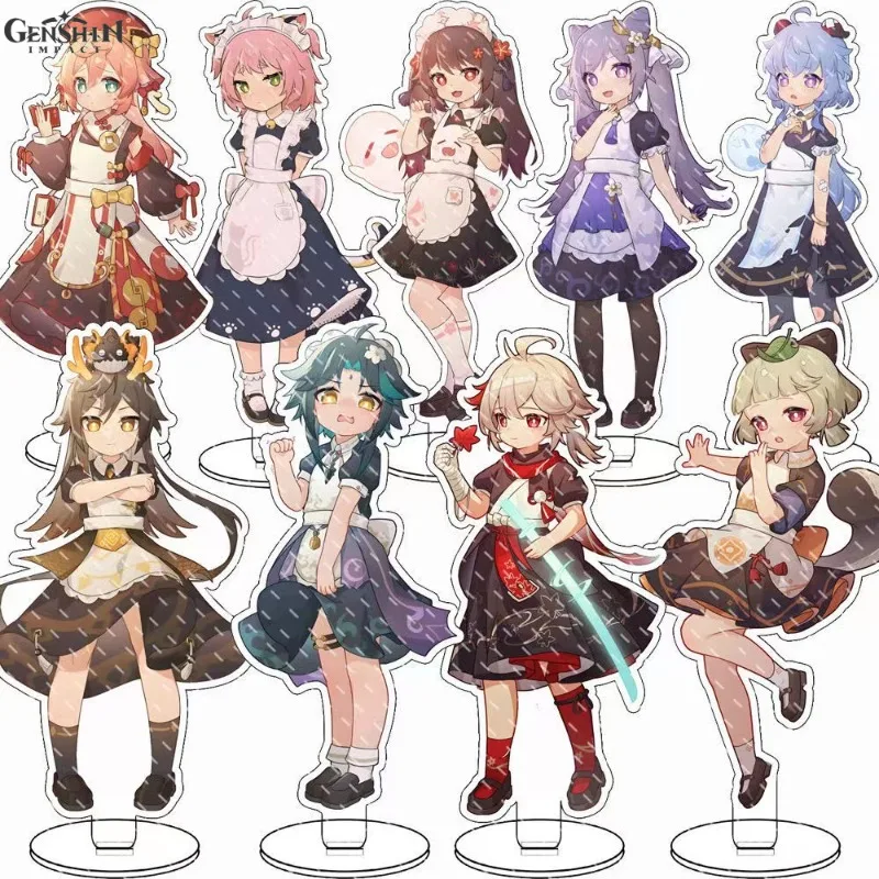 Game Genshin Impact Q Version Cute акриловая модель на подставке Klee Keqing Zhongli Hutao Ganyu Xiao, настольное украшение, рождественские подарочные игрушки
Game Genshin Impact Q Version Cute акриловая модель на подставке Klee Keqing Zhongli Hutao Ganyu Xiao, настольное украшение, рождественские подарочные игрушки
