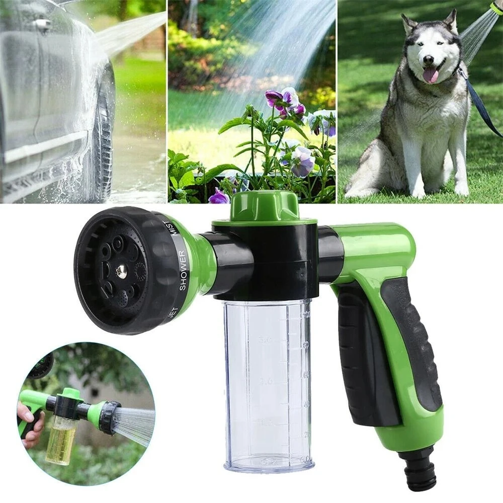 Multifunctional Garden Watering Wash Gun High-pressure Car Wash Cleaning Tool 8 In 1 Jet Spray Gun Soap Dispenser Pet Washing
Multifunctional Garden Watering Wash Gun High-pressure Car Wash Cleaning Tool 8 In 1 Jet Spray Gun Soap Dispenser Pet Washing