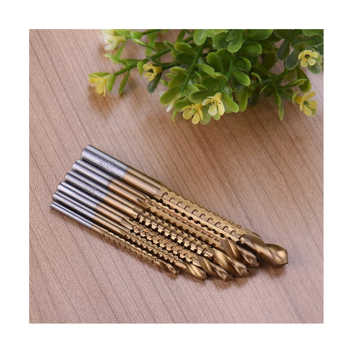 6Pcs Titanium Drill Saw Bit Set, HSS Serrated Bit Hole Drilling, 3-8mm Carpenter Hacksaw Drill Bits Kit
6Pcs Titanium Drill Saw Bit Set, HSS Serrated Bit Hole Drilling, 3-8mm Carpenter Hacksaw Drill Bits Kit