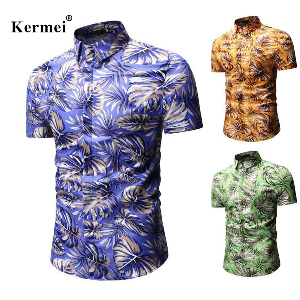 Summer Men Beach Shirt Casual Short Sleeve Coconut Tree Print Single Breasted Travel Shirt Hawaii Style Breathable Dropshipping
Summer Men Beach Shirt Casual Short Sleeve Coconut Tree Print Single Breasted Travel Shirt Hawaii Style Breathable Dropshipping