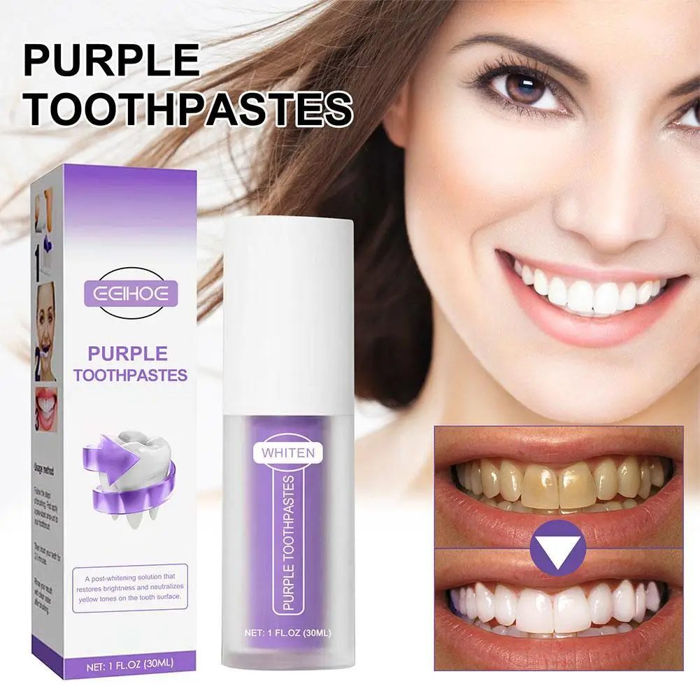 

30ml Whitening Teeth Toothpaste Colour Corrector Toothpaste Oral Cleaning Care Brightening Enamel Repair Fresh Breath Toothpaste