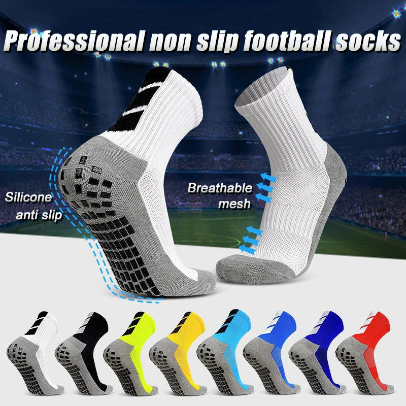 

Профессиональные футбольные носки, утепленные носки, мужские Нескользящие носки до середины икры, баскетбольные носки, спортивные носки для бега и фитнеса