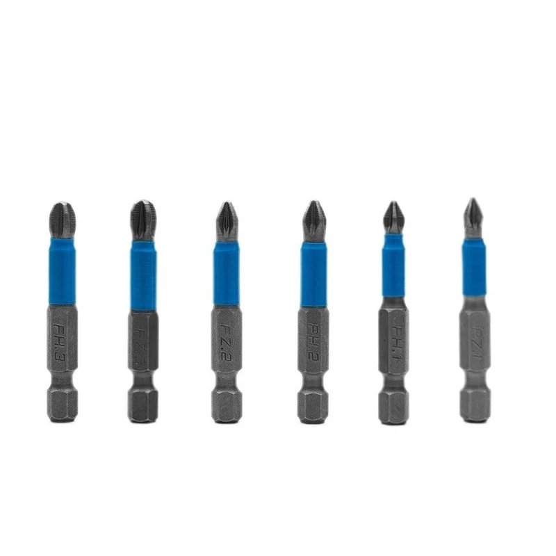 6Pcs Alloy Steel Non-slip Screwdriver Bit Set Electric Impact 50mm PH1/PH2/PH3/PZ1/PZ2/PZ3 Tools Tool Parts
6Pcs Alloy Steel Non-slip Screwdriver Bit Set Electric Impact 50mm PH1/PH2/PH3/PZ1/PZ2/PZ3 Tools Tool Parts