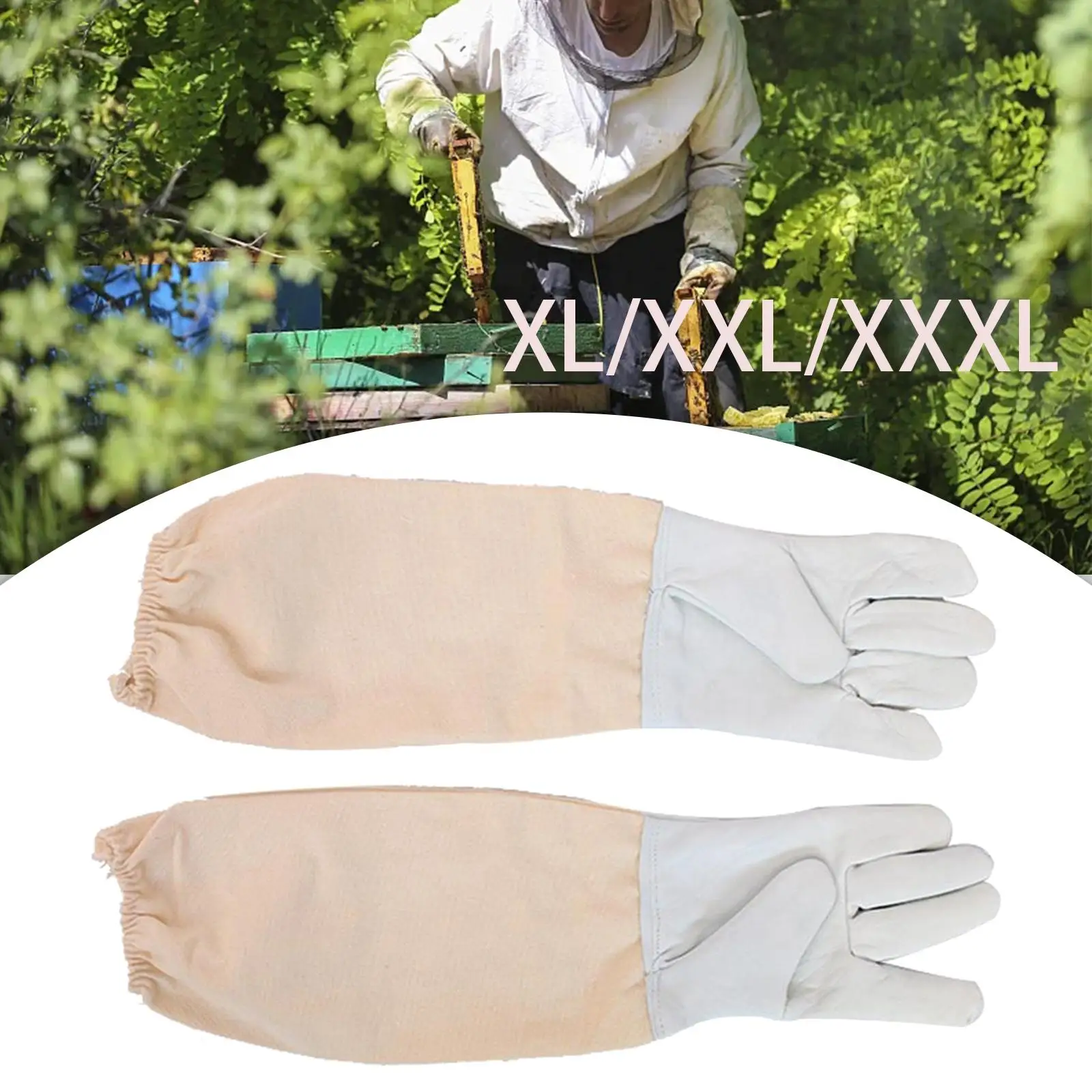 Beekeeping Gloves Universal Protective Gloves Stingproof Anti Pricks Elastic Cuffs Anti Bee Gloves for Garden work Adults
Beekeeping Gloves Universal Protective Gloves Stingproof Anti Pricks Elastic Cuffs Anti Bee Gloves for Garden work Adults