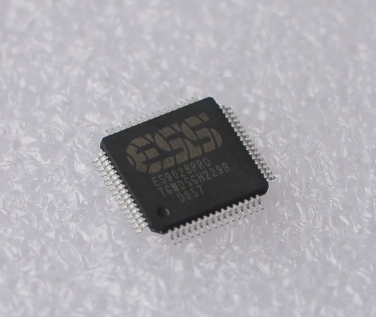 

ЦАП ES9028 ES9028PRO Audio DAC Chip 64-eTQFP 135dB DNR -120dB THD + N, 1 шт.