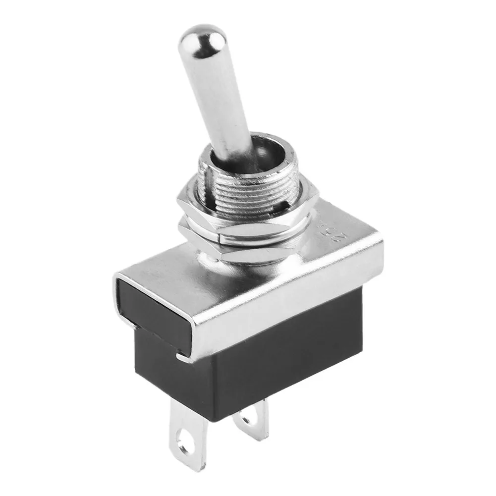 Black+Silver Rocker Switch ON/OFF 1/5pcs 10A 12V 25A 50mΩ Max Car Dash Duty Flick Switches For 12.5mm Round Hole
Black+Silver Rocker Switch ON/OFF 1/5pcs 10A 12V 25A 50mΩ Max Car Dash Duty Flick Switches For 12.5mm Round Hole
