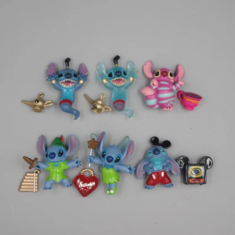 6Pcs Anime Stitch Action Figure Experiment Abomination Little Monster Doll PVC Collectible Model Toy Gift
6Pcs Anime Stitch Action Figure Experiment Abomination Little Monster Doll PVC Collectible Model Toy Gift
