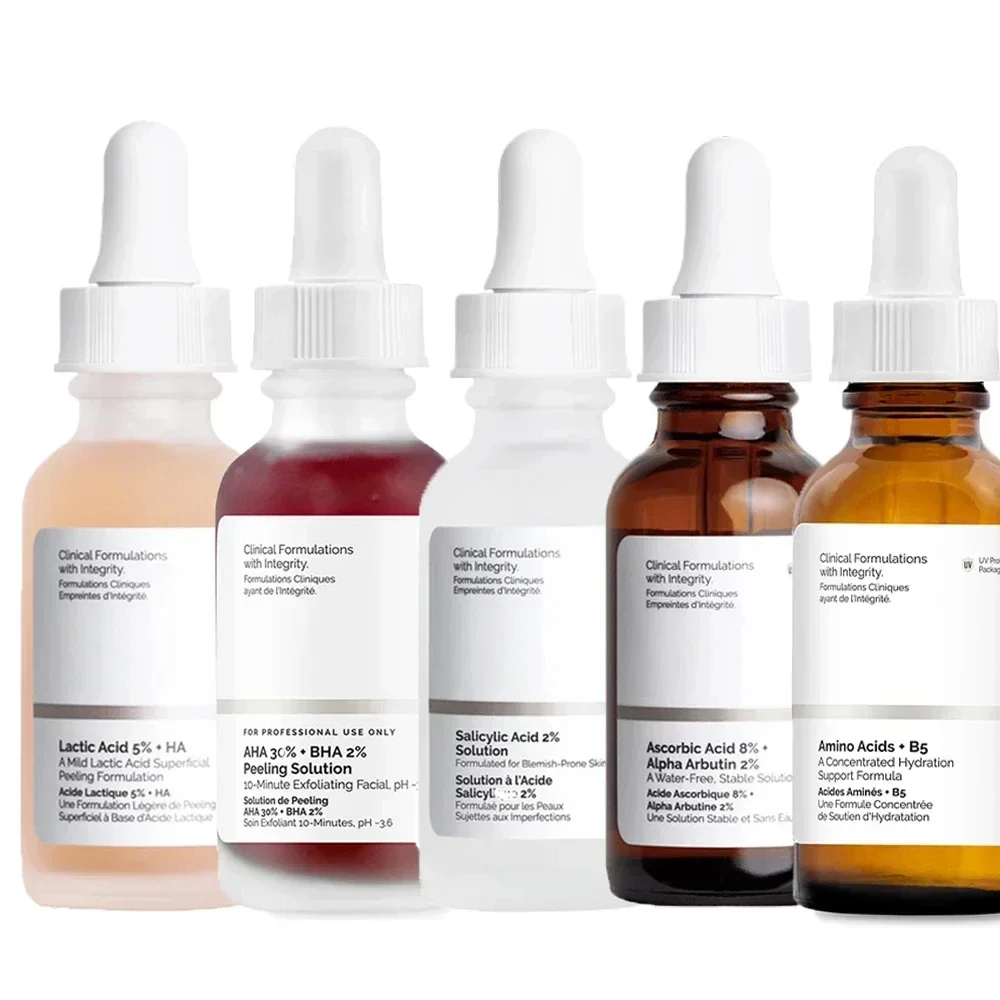 30ml Original AHA 30% + BHA 2% Ordinary Face Serum Acne Treatment Hyaluronic Acid Essence Repair Pores Shrink Remover Skin Care
30ml Original AHA 30% + BHA 2% Ordinary Face Serum Acne Treatment Hyaluronic Acid Essence Repair Pores Shrink Remover Skin Care