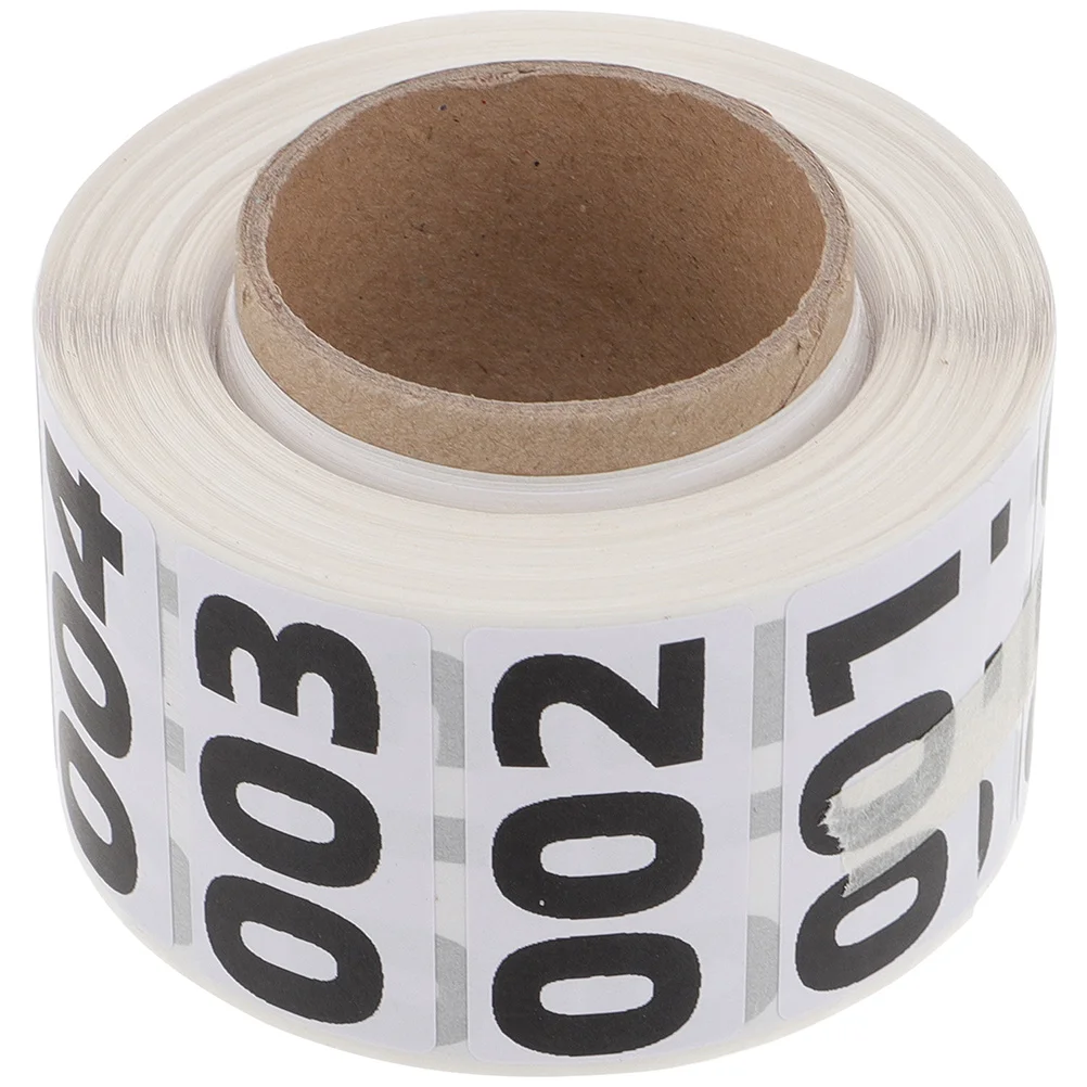 

Adhesive Labels Consecutive Number Stickers Roll Black Number Inventory Label Prenumbered Sequential Number Sticker