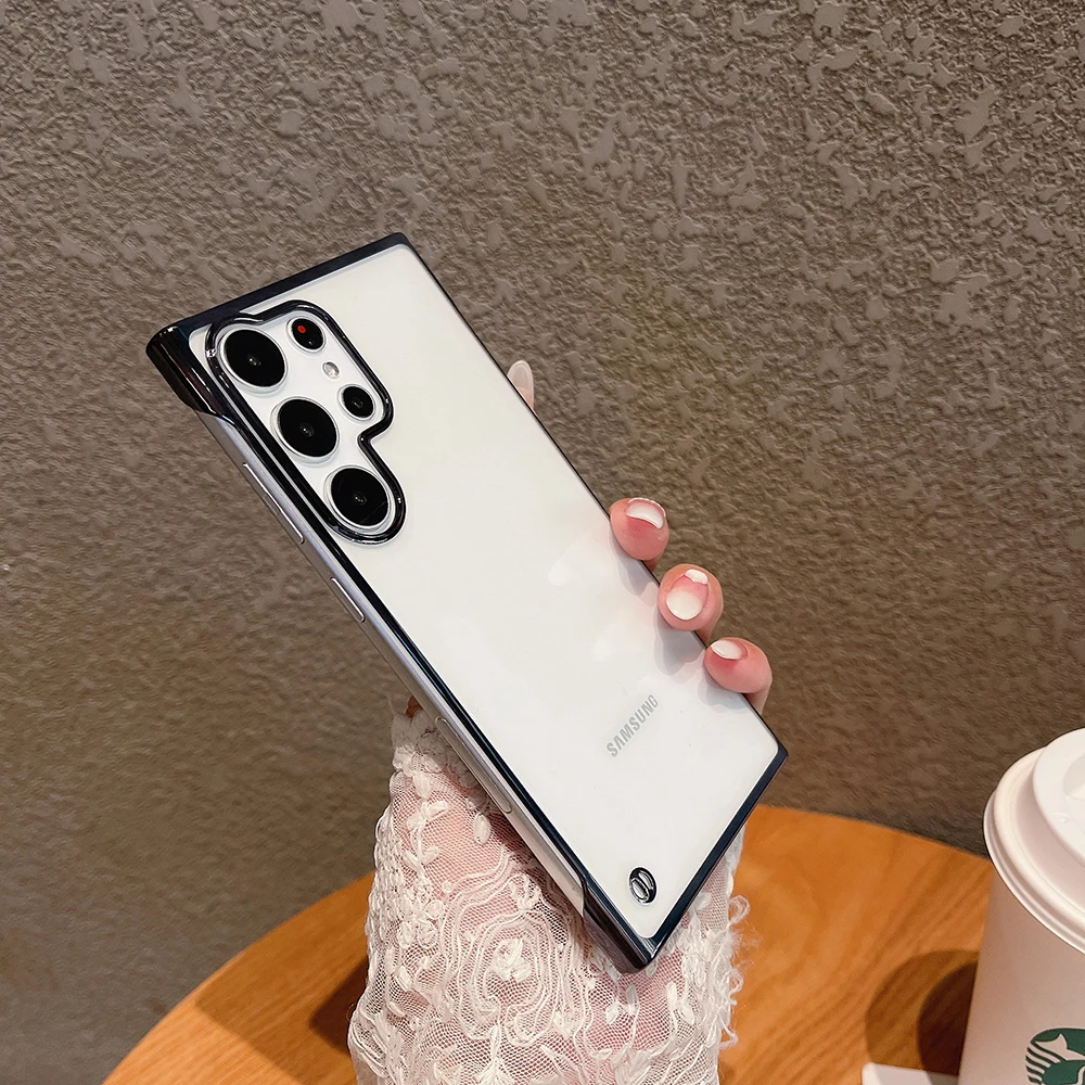 For Samsung Galaxy S24 S23 S22 S21 FE S20 S10 Note 20 Ultra 10 Plus Electroplated Edge Frameless Hard Plastic Phone Case Cover
For Samsung Galaxy S24 S23 S22 S21 FE S20 S10 Note 20 Ultra 10 Plus Electroplated Edge Frameless Hard Plastic Phone Case Cover