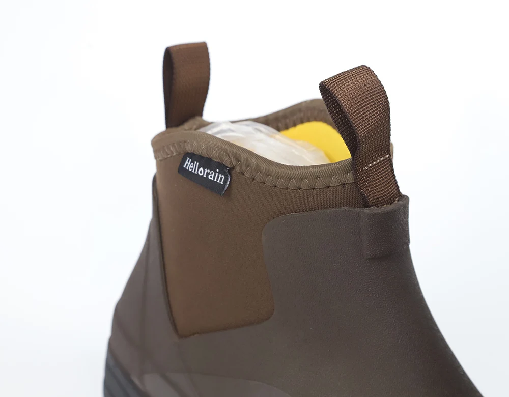 High-End ort Rubber Rain Boots for Men Waterproof Non-Slip Comfortable Fiing Outdoor Boots Car Wa oes No Foot Odor