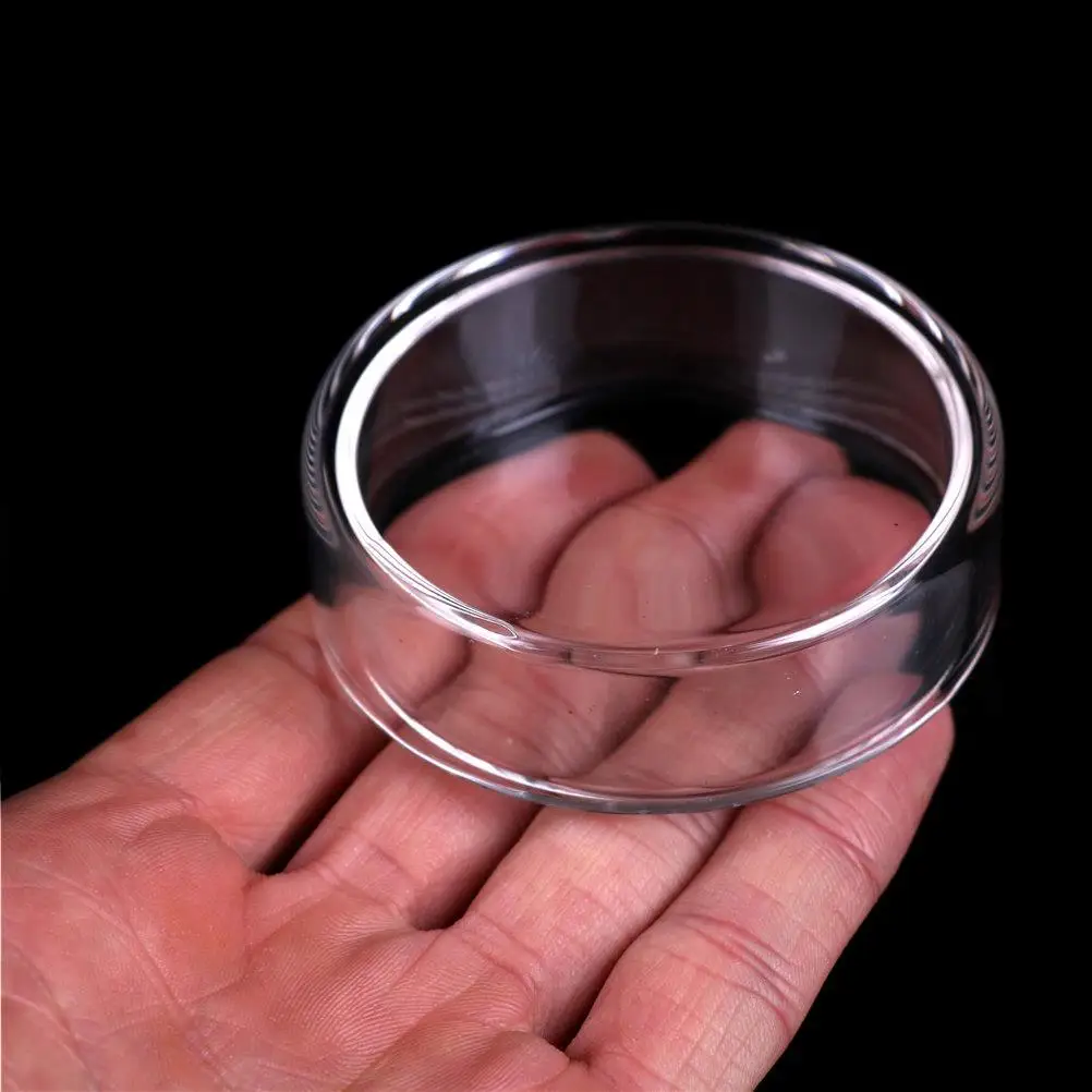 

1 Pcs Glass Reusable Tissue Petri culture dish Plate with cover For Chemistry Laboratory