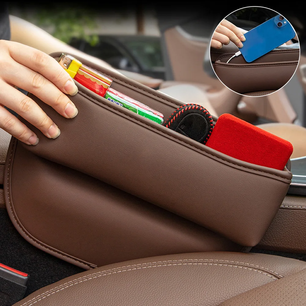 Universal Car Seat Gap Filler PU Leather Center Console Side Storage Box Driver Front Seat Gap Filler Organizer Auto Accessories
Universal Car Seat Gap Filler PU Leather Center Console Side Storage Box Driver Front Seat Gap Filler Organizer Auto Accessories