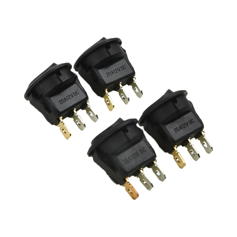 Rocker Switches Black Round Rocker For Car Flashing Lights Chassis Lights Dome Lights 4Pc DC12V SPST 2 Poles Design
Rocker Switches Black Round Rocker For Car Flashing Lights Chassis Lights Dome Lights 4Pc DC12V SPST 2 Poles Design