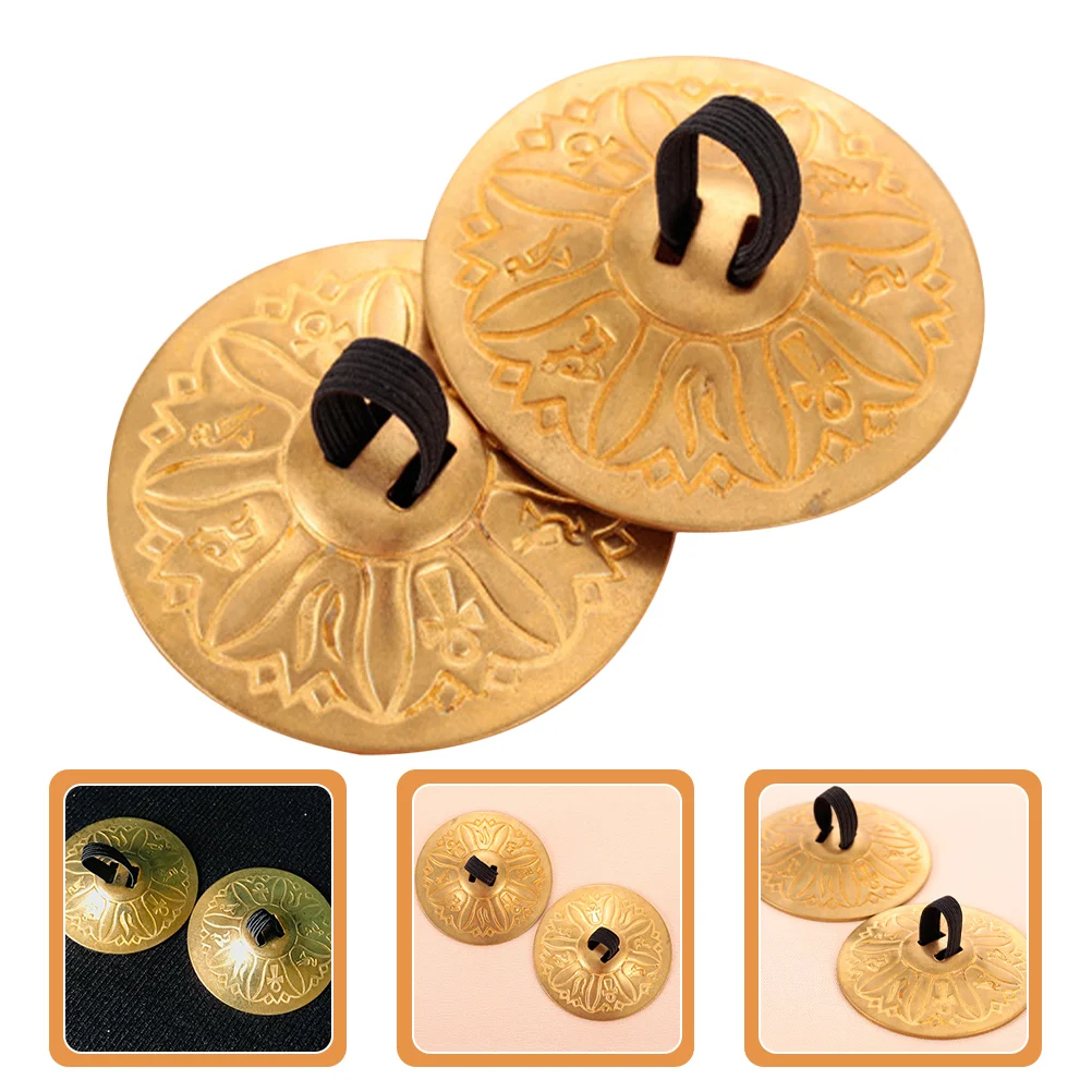 

Finger Cymbals Belly Dancing Performance Finger Copper Musical Instrument Portable Professional Finger Cymbal Beginner