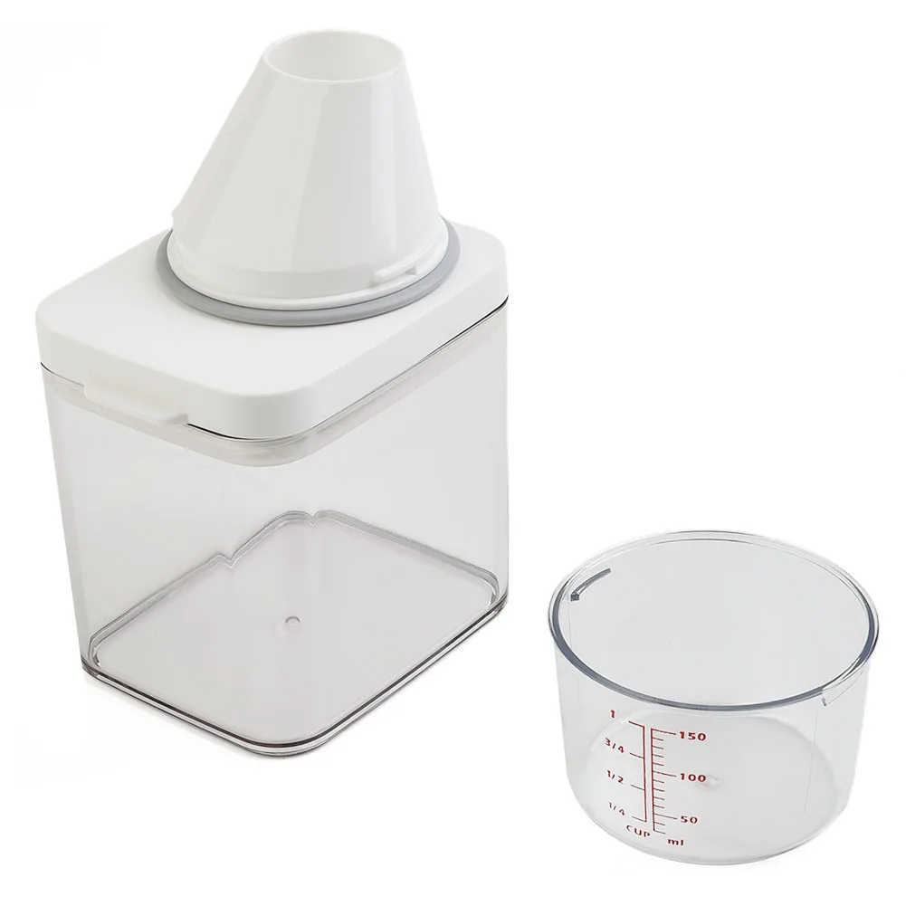 Laundry Detergent Dispenser Washing Powder Container With Measuring Cup Laundry Washing Powder Container Storage Bottle
Laundry Detergent Dispenser Washing Powder Container With Measuring Cup Laundry Washing Powder Container Storage Bottle