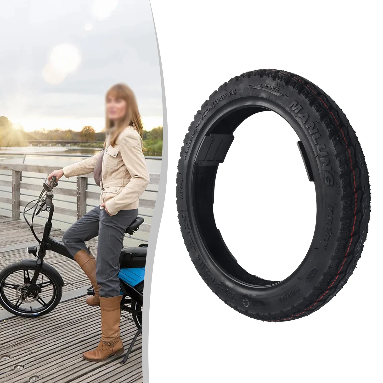 Durable Brand New Practical Tubeless Tyre For E-bike Replacement Rubber Universal Wearproof 14 Inch Electric Bicycle
Durable Brand New Practical Tubeless Tyre For E-bike Replacement Rubber Universal Wearproof 14 Inch Electric Bicycle