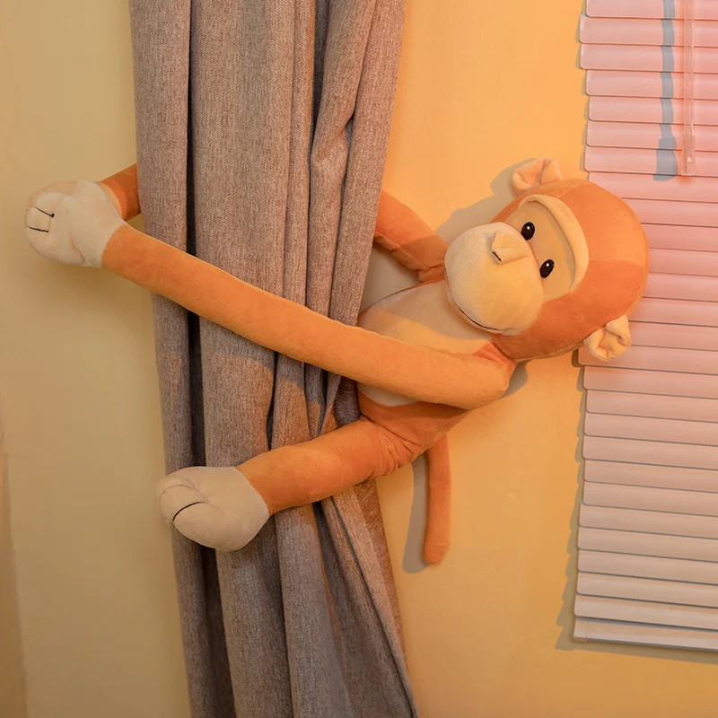 60cm Funny Cute Plush Monkey Toys Room Decor Soft Stuffed Animals Dolls Curtain Buckle Decor Kawaii Birthday Gift
60cm Funny Cute Plush Monkey Toys Room Decor Soft Stuffed Animals Dolls Curtain Buckle Decor Kawaii Birthday Gift