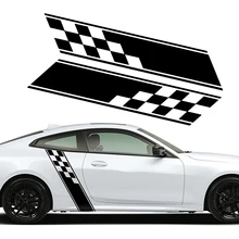 2Pcs Car Sticker Side Hood Fender Decals Sport Plaid Stickers PVC Vinyl Graphics Decor Waterproof Auto Styling Car Accessories
2Pcs Car Sticker Side Hood Fender Decals Sport Plaid Stickers PVC Vinyl Graphics Decor Waterproof Auto Styling Car Accessories