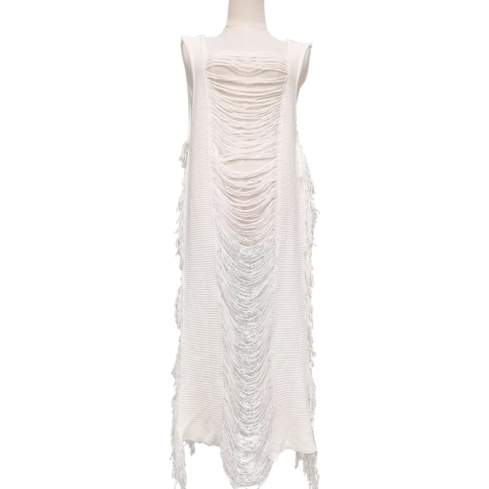 Beachwear Bikini Dress Bikini Overall Blouse Sleeveless Swimsuit Tassels Dress Irregular Hem Ladies Long Dress
Beachwear Bikini Dress Bikini Overall Blouse Sleeveless Swimsuit Tassels Dress Irregular Hem Ladies Long Dress