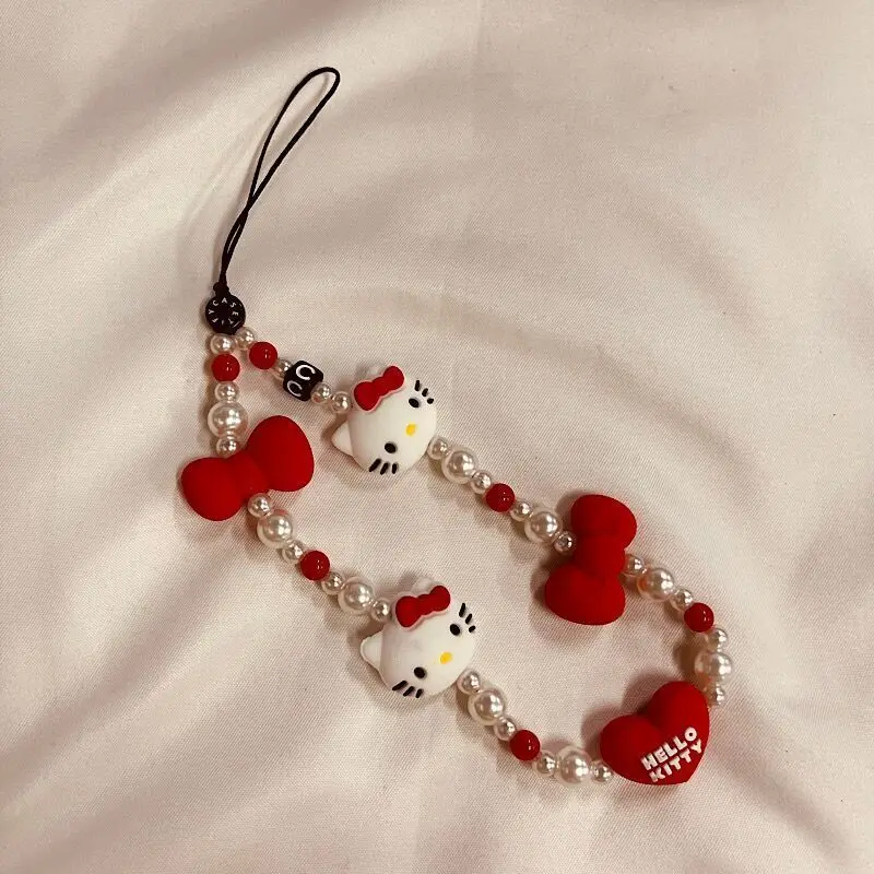 Kawaii Sanrio Beaded Chains Hello Kittys Accessories Cute Beauty Cartoon Anime Cell Phone Chain Jewelry Lanyards Toys Girls Gift
Kawaii Sanrio Beaded Chains Hello Kittys Accessories Cute Beauty Cartoon Anime Cell Phone Chain Jewelry Lanyards Toys Girls Gift