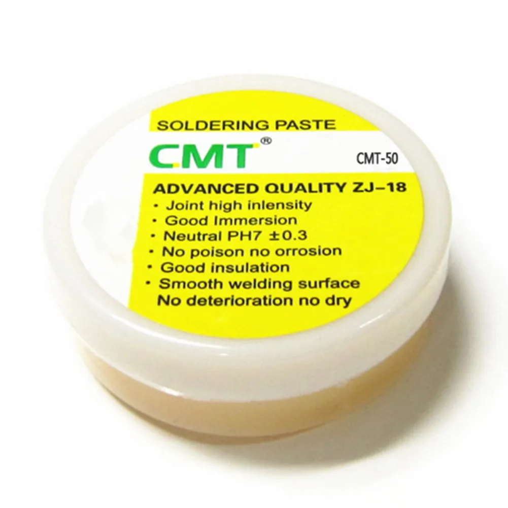 

50G Flux Paste Soldering Neutral Oil Large Box Weakly Alkaline Rosin Component Electronic Non-Cleaning Solder Repai