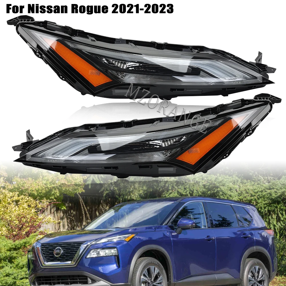 

Headlight for Nissan Rogue 2021 2022 2023 Headlamp Turn Light LED Halogen Auto Retrofit Car Accessories 26125-6RR0A 26120-6RR0A