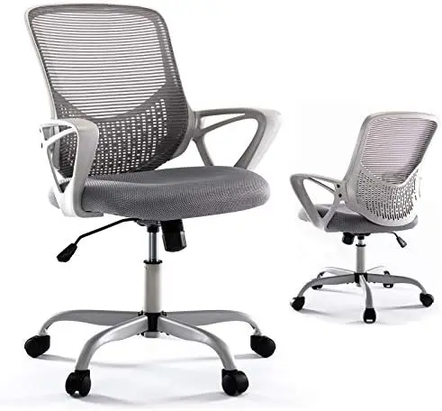 Desk Chair, Mid Back Lumbar Support Computer Mesh Task Chair, Grey Acrylic nordic chair Metal chair Baby dining chair Plywood ch
Desk Chair, Mid Back Lumbar Support Computer Mesh Task Chair, Grey Acrylic nordic chair Metal chair Baby dining chair Plywood ch