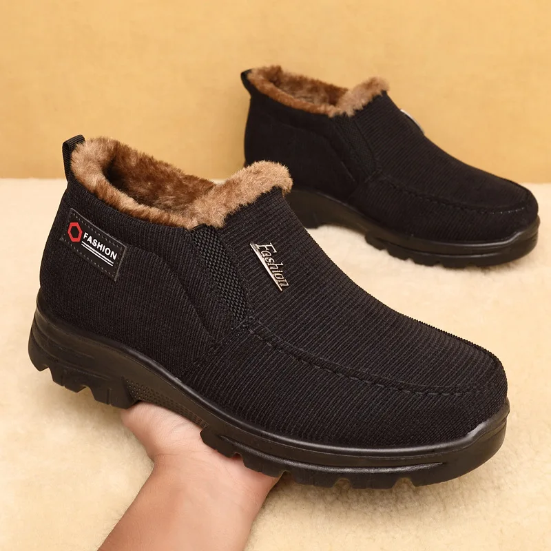 Winter Men's Snow Boots Fashion Thick Plush Super Warm Cotton Shoes Slip-On Sports Casual Large Size 39-48
Winter Men's Snow Boots Fashion Thick Plush Super Warm Cotton Shoes Slip-On Sports Casual Large Size 39-48
