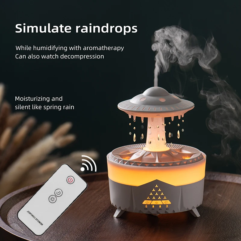 UFO Raindrop Humidifier Water Drop Air Humidifier USB Aromatherapy Essential Oils Aroma Air Diffuser Household Mist Maker
UFO Raindrop Humidifier Water Drop Air Humidifier USB Aromatherapy Essential Oils Aroma Air Diffuser Household Mist Maker