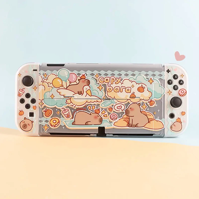 Newest Cartoon Protective Shell for Nintendo Switch OLED/Switch Transparent Hard Case Cover For Switch OLED Console Accessories 
Newest Cartoon Protective Shell for Nintendo Switch OLED/Switch Transparent Hard Case Cover For Switch OLED Console Accessories