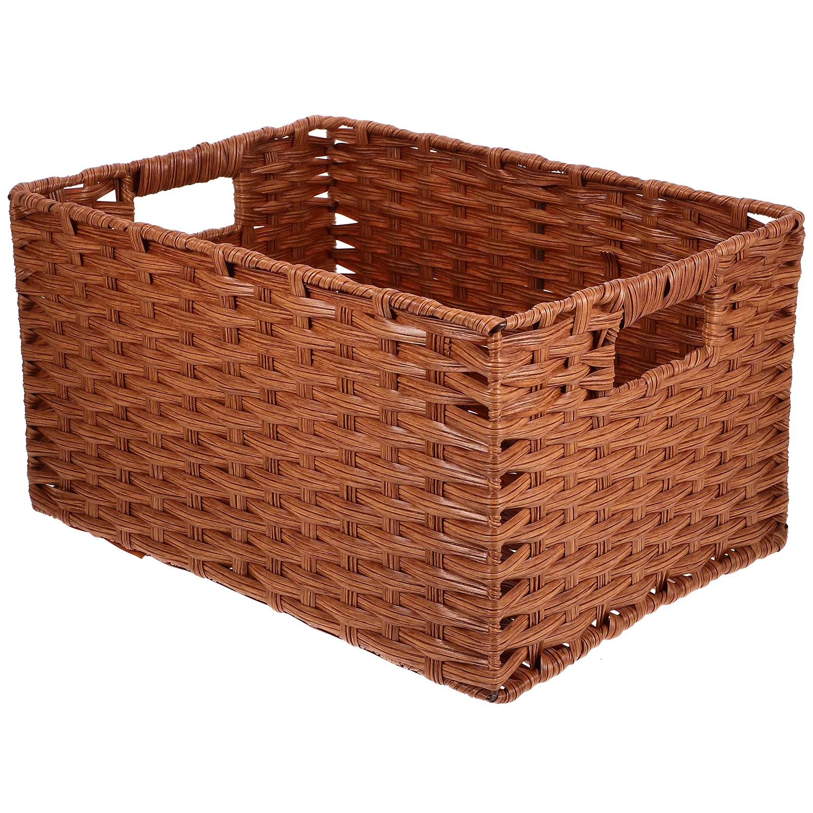 Imitation Rattan Storage Basket Crate For Table Organizer Toy Bread Home Woven Bin Iron Multipurpose Sundries Container
Imitation Rattan Storage Basket Crate For Table Organizer Toy Bread Home Woven Bin Iron Multipurpose Sundries Container