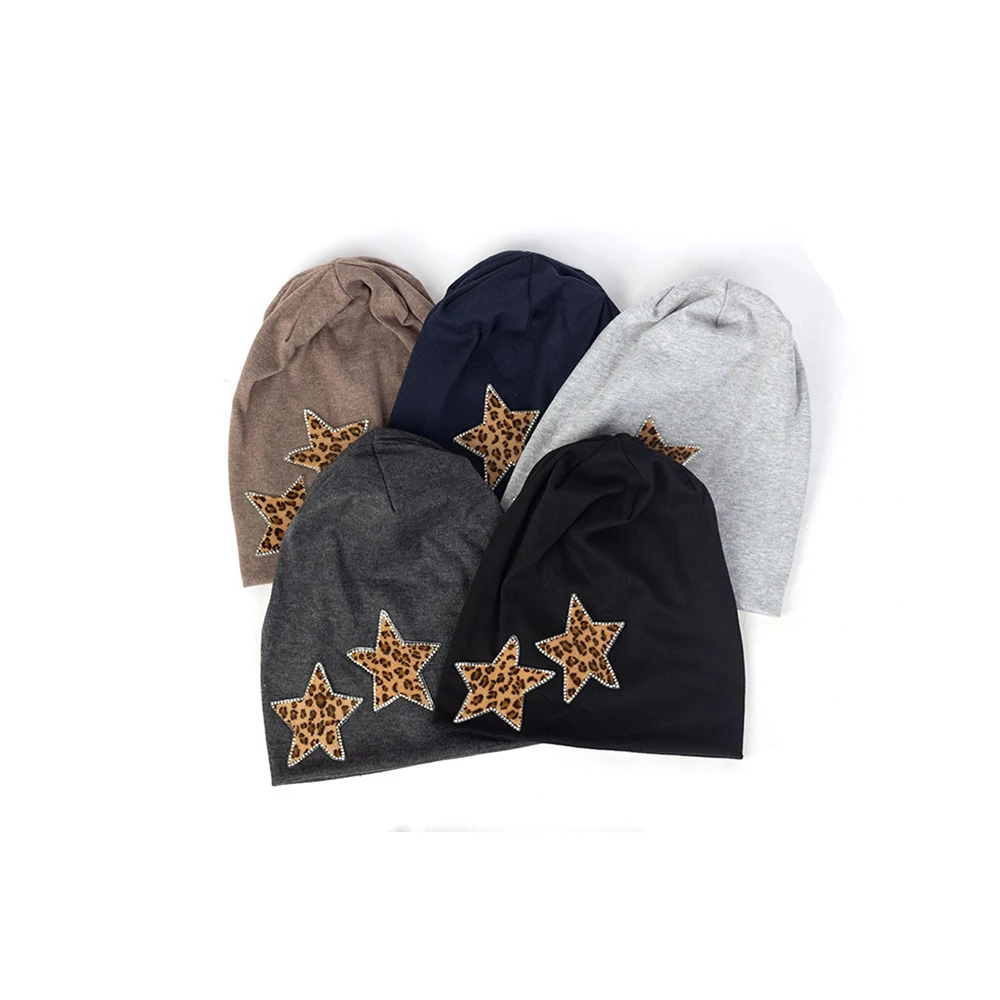 Fashion Five-point Leopard Diamond Beanies For Women Slouchy Cotton Baggy Solid Color Hats Female Soft Warm Caps Ladies Bonnets
Fashion Five-point Leopard Diamond Beanies For Women Slouchy Cotton Baggy Solid Color Hats Female Soft Warm Caps Ladies Bonnets