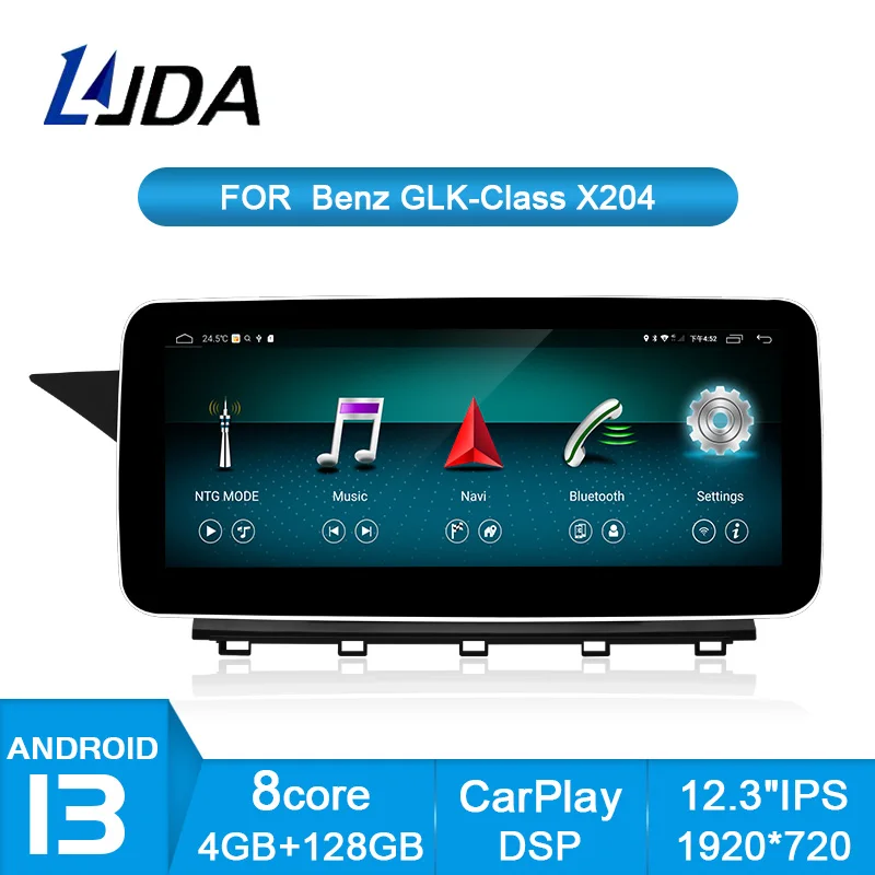 Android 13 car GPS Navigation 4G+128G,car Stereo Multimedia player for Mercedes Benz GLK X204 2008 - 2015 Wireless Auto Radio 
Android 13 car GPS Navigation 4G+128G,car Stereo Multimedia player for Mercedes Benz GLK X204 2008 - 2015 Wireless Auto Radio