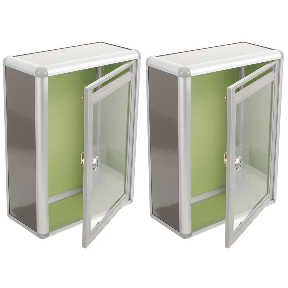 Wall Mount Suggestion Boxes 2Pcs Post Box Metal Mailbox Lock Fundraising Donation Box Collection Box Ballot Box Locking Letter
Wall Mount Suggestion Boxes 2Pcs Post Box Metal Mailbox Lock Fundraising Donation Box Collection Box Ballot Box Locking Letter