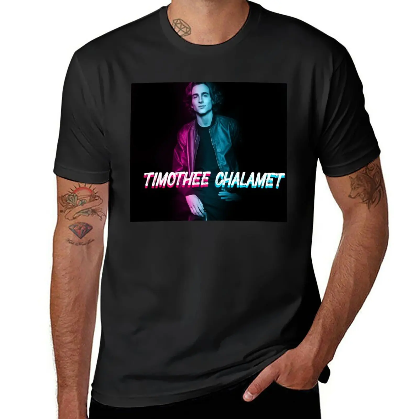 

timothee chalamet TSHIRT T-Shirt customs design your own kawaii clothes for a boy summer tops plain t shirts men