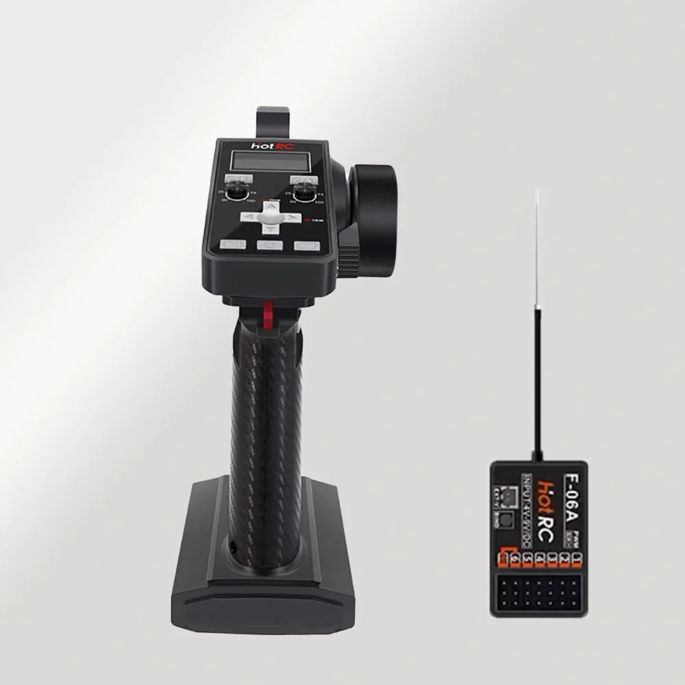 

Hotrc CT-6A 6CH 2.4GHZ FHSS Radio Control System Transmitter With F-06A PWM Receiver For RC Model Car/Ship/Tank