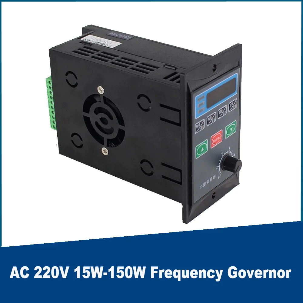 AC 220V 15W-150W Single-phase Input Three-phase Output Variable Frequency Governor for 380V Three-phase AC Vibration Motor
AC 220V 15W-150W Single-phase Input Three-phase Output Variable Frequency Governor for 380V Three-phase AC Vibration Motor