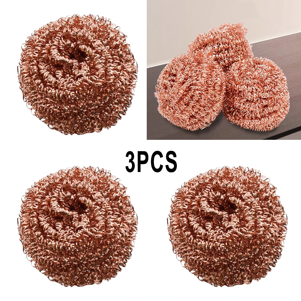 Cleaning Ball Scourers Useful Washable Copper Wire Home Kitchen Pots Pans Reused Tool 3PCS Cleaning Fast Tools
Cleaning Ball Scourers Useful Washable Copper Wire Home Kitchen Pots Pans Reused Tool 3PCS Cleaning Fast Tools