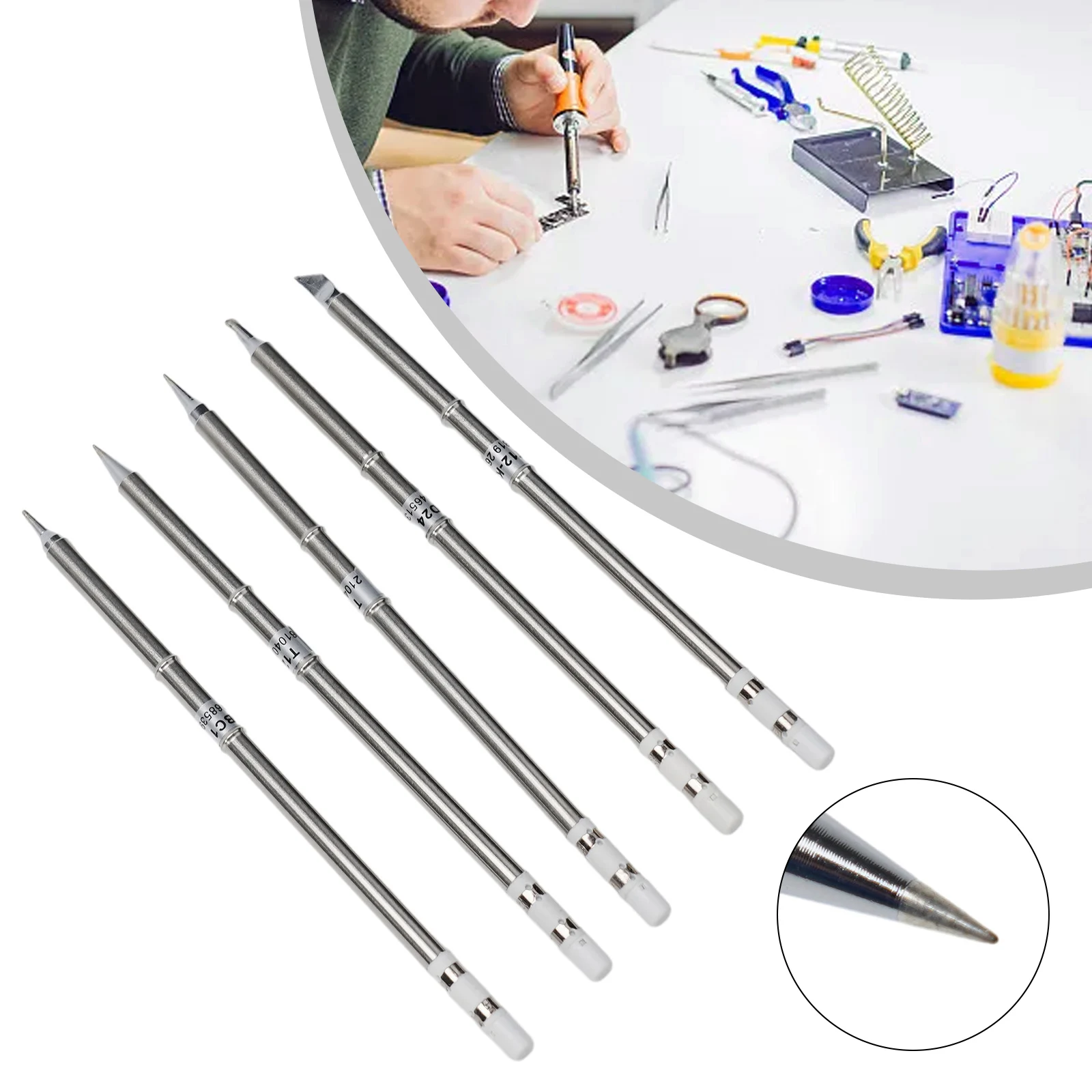 5 шт., наконечники для паяльника T12, для женской модели HAKKO912, ручка 2028, 942, 950, 952, 202, 204, 206, станция, белые Искусственные сварочные инструменты
5 шт., наконечники для паяльника T12, для женской модели HAKKO912, ручка 2028, 942, 950, 952, 202, 204, 206, станция, белые Искусственные сварочные инструменты