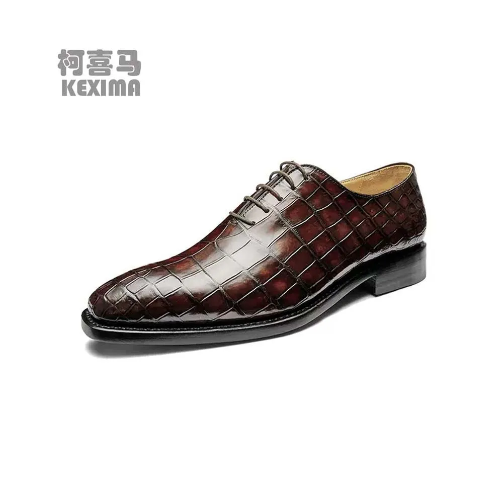 gete crocodile leather shoes men dress shoes male formal shoes men crocodile shoes wddding shoes male brush color shoes
gete crocodile leather shoes men dress shoes male formal shoes men crocodile shoes wddding shoes male brush color shoes